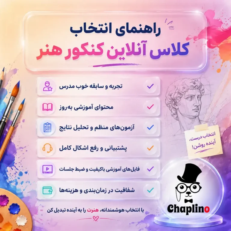 راهنمای انتخاب کلاس کنکور هنر انلاین